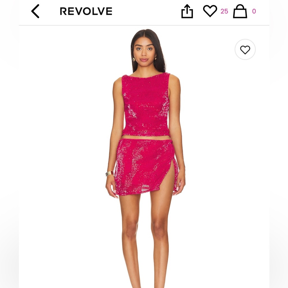 Lovers & Friends Selma Top and Mini skirt